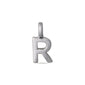 CHARM R pendant, silver-plated