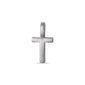 Silver-plated CHARM T pendant on white background, perfect for personalization. Ideal for wearing alone or combining with other letters for a bespoke accessory.