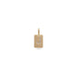 CHARM crystal J pendant, gold-plated