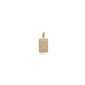 Gold-plated CHARM crystal N pendant, featuring a minimalist diamond-encrusted letter N design, perfect for highlighting personal style with elegance and charm.