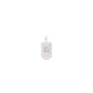 CHARM crystal A pendant, silver-plated