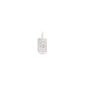 CHARM crystal G pendant, silver-plated