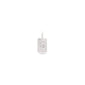 Silver-plated CHARM crystal G pendant with sparkling stones, featuring a minimalist letter design on a satin matt surface, perfect for bracelets or necklaces.