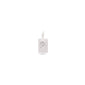 CHARM crystal P pendant, silver-plated