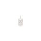 CHARM crystal S pendant, silver-plated
