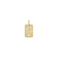 CHARM pendant, gold-plated