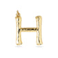 CHARM big H pendant, gold-plated
