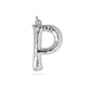 CHARM big P pendant, silver-plated