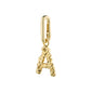CHARM recycled pendant A, gold-plated