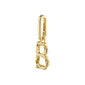 CHARM recycled pendant B, gold-plated