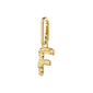 CHARM recycled pendant F, gold-plated