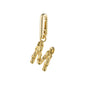 CHARM recycled pendant M, gold-plated