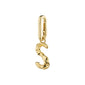 CHARM recycled pendant S, gold-plated