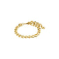 CHARM recycled curb chain bracelet gold-plated