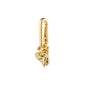 Gold-plated CHARM stone pendant by Pilgrim, featuring a heart-shaped design. Perfect for adding a personalized touch to your style with recycled materials.