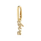 CHARM recycled love pendant, gold-plated