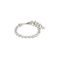 CHARM recycled curb chain bracelet silver-plated