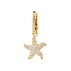 CHARM starfish pendant gold-plated
