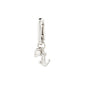 Silver-plated CHARM symbols pendant featuring a heart and anchor design, ideal for personalizing necklaces or accessories with meaningful style.