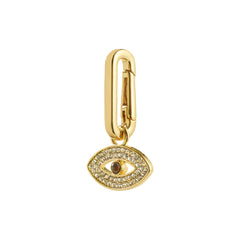 CHARM eye pendant, gold-plated