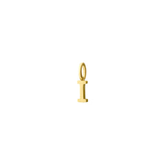 I pendant, gold-plated