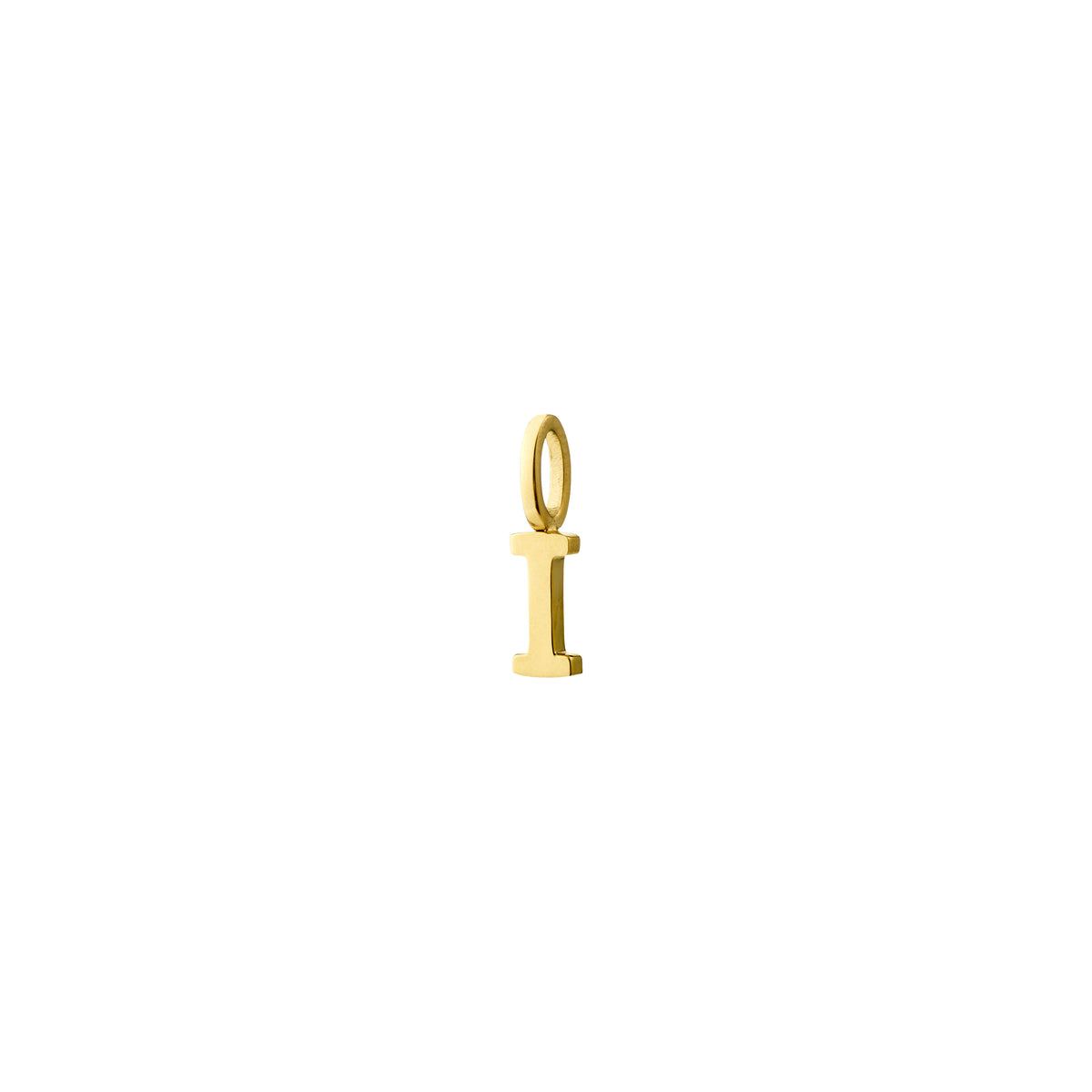 I pendant, gold-plated