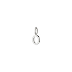 O pendant, silver-plated