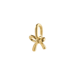 CHARM mini bow pendant gold-plated