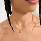 Gold-plated CHARM mini crystal pendant adds a sparkling touch to jewelry, perfect solo or with other charms. Made from 85% recycled, water-resistant materials.