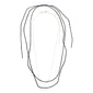 Pilgrim's CHARM necklace 2-in-1 set features a silver-plated bead chain and a black cotton cord, perfect for a customizable, boho-luxe style.