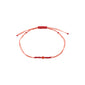JULY birthstone bracelet - a delicate, adjustable red string bracelet with a small Red Agate bead, symbolizing courage and determination, perfect for minimalist boho styles.