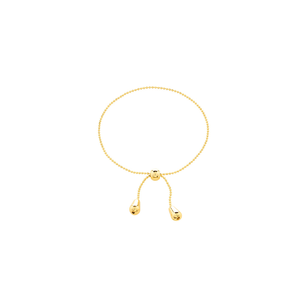 EVA MELOCHE X PILGRIM armband guldpläterat