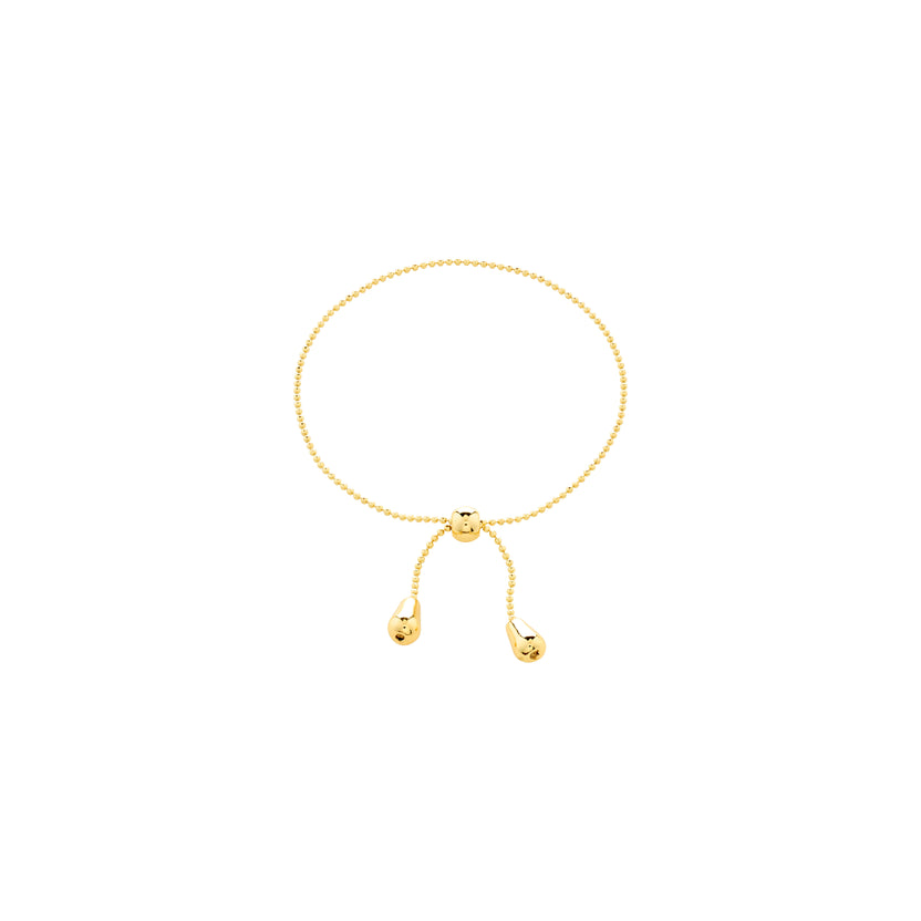 EVA MELOCHE X PILGRIM armband guldpläterat