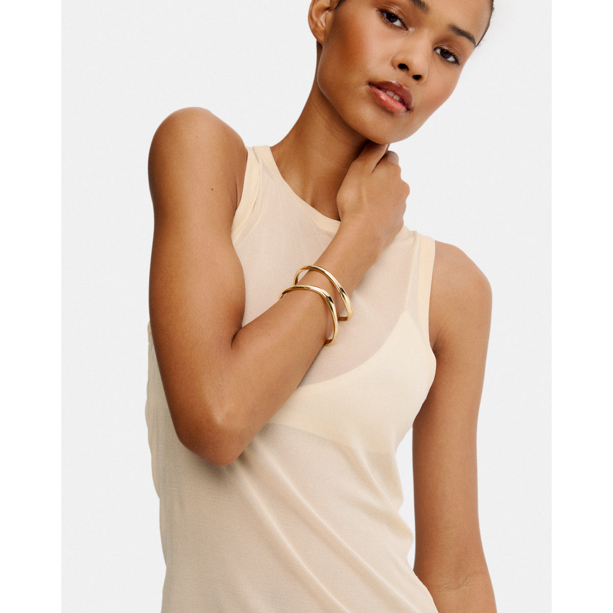 EVA MELOCHE X PILGRIM bracelet gold-plated