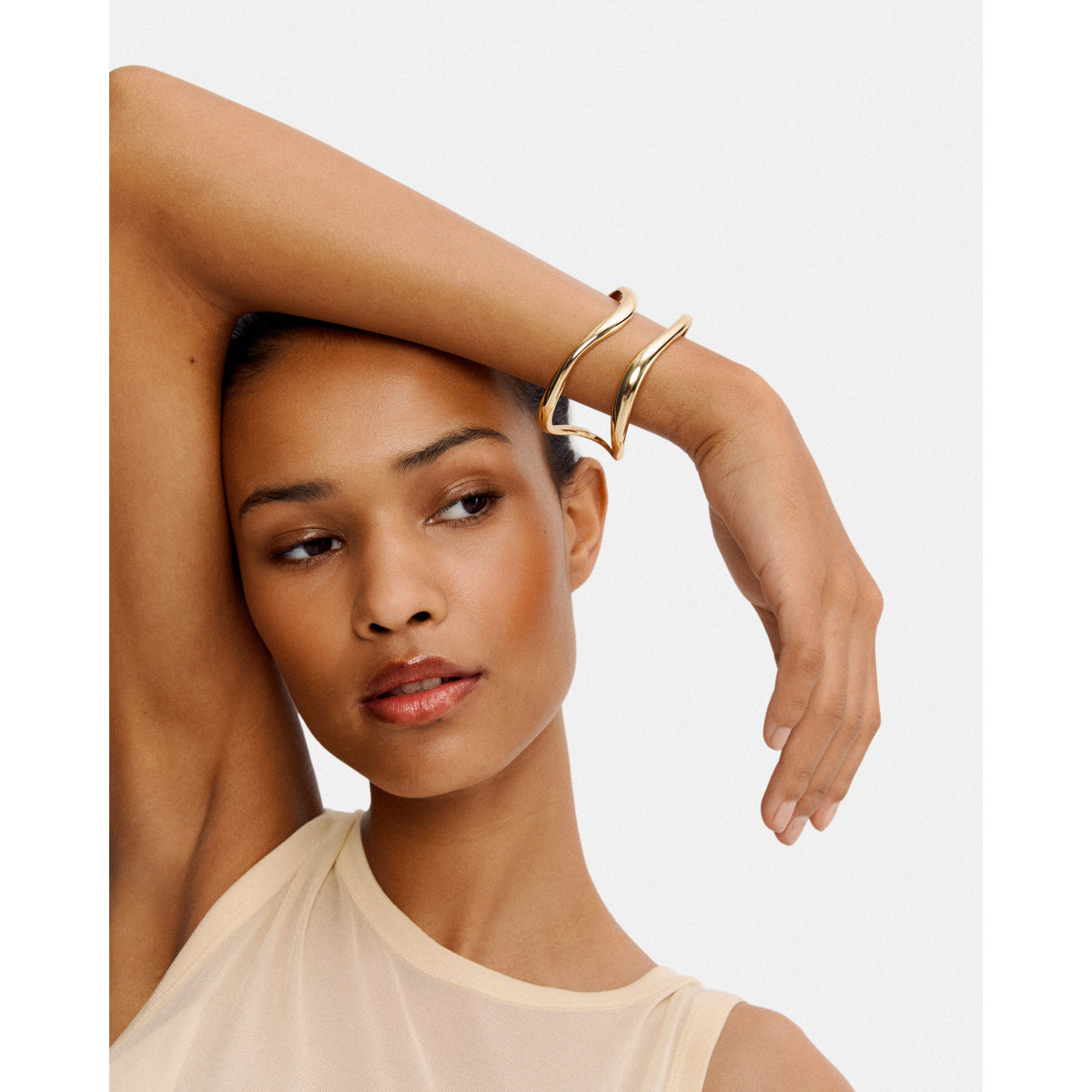 EVA MELOCHE X PILGRIM bracelet gold-plated