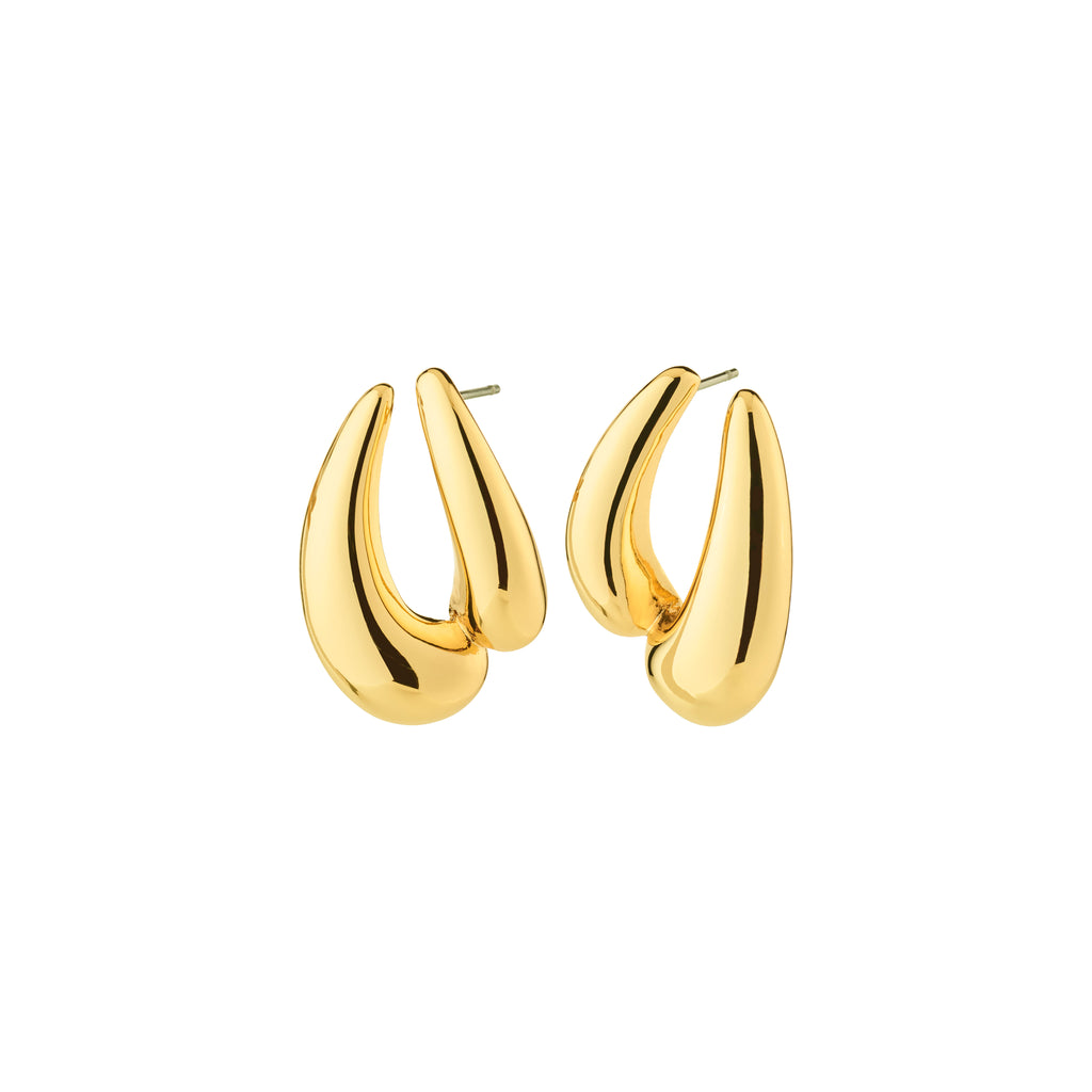 EVA MELOCHE X PILGRIM earrings gold-plated