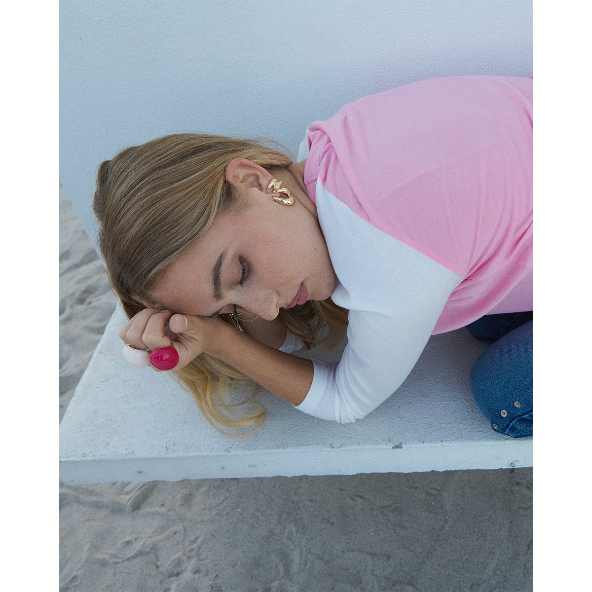 EVA MELOCHE X PILGRIM earrings gold-plated
