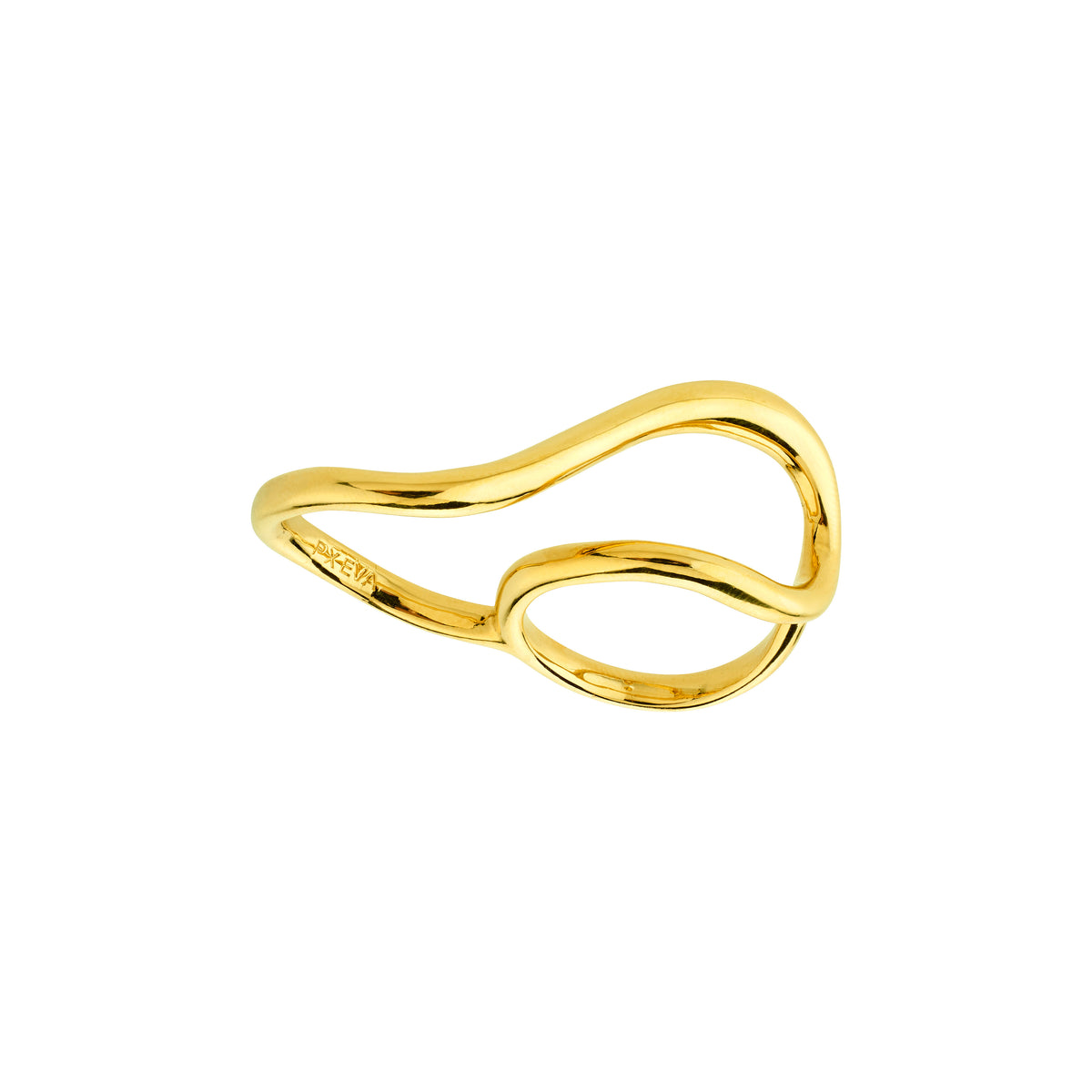 EVA MELOCHE X PILGRIM ring gold-plated