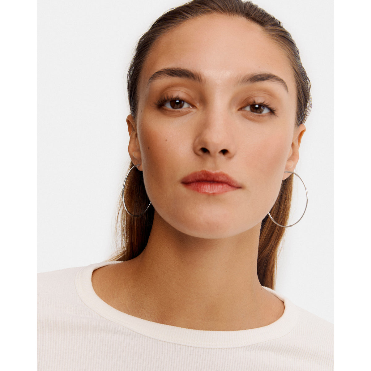 EVA MELOCHE X PILGRIM earrings silver-plated