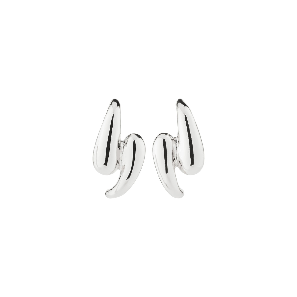 EVA MELOCHE X PILGRIM örhängen silverpläterade