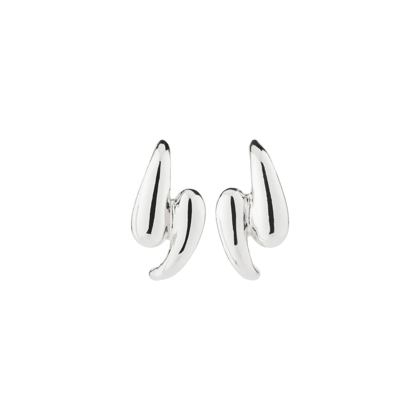 EVA MELOCHE X PILGRIM örhängen silverpläterade