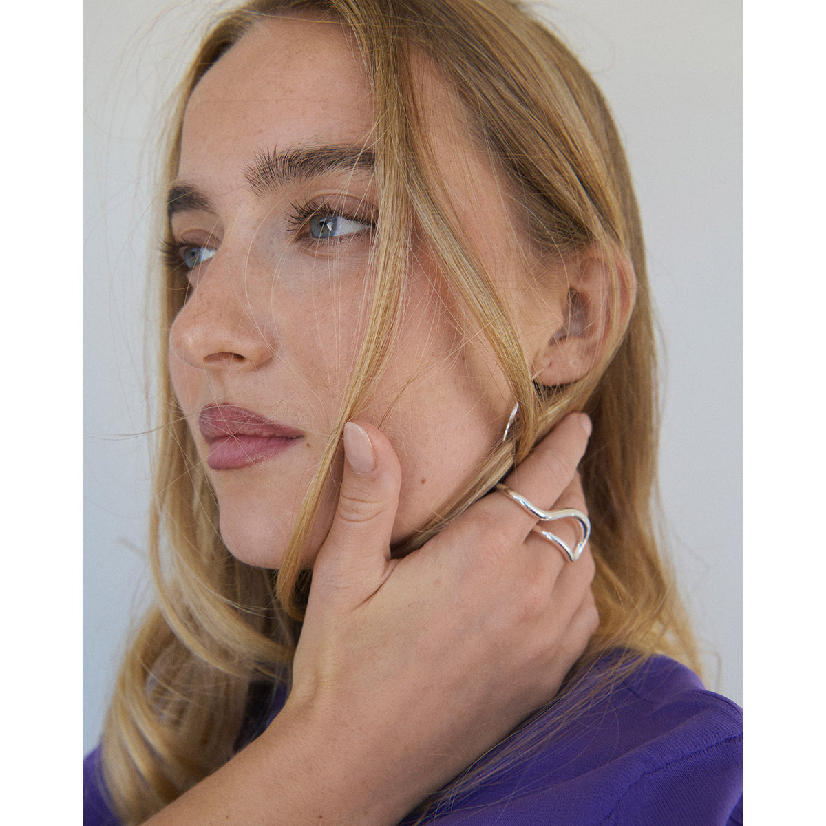 EVA MELOCHE X PILGRIM ring silver-plated