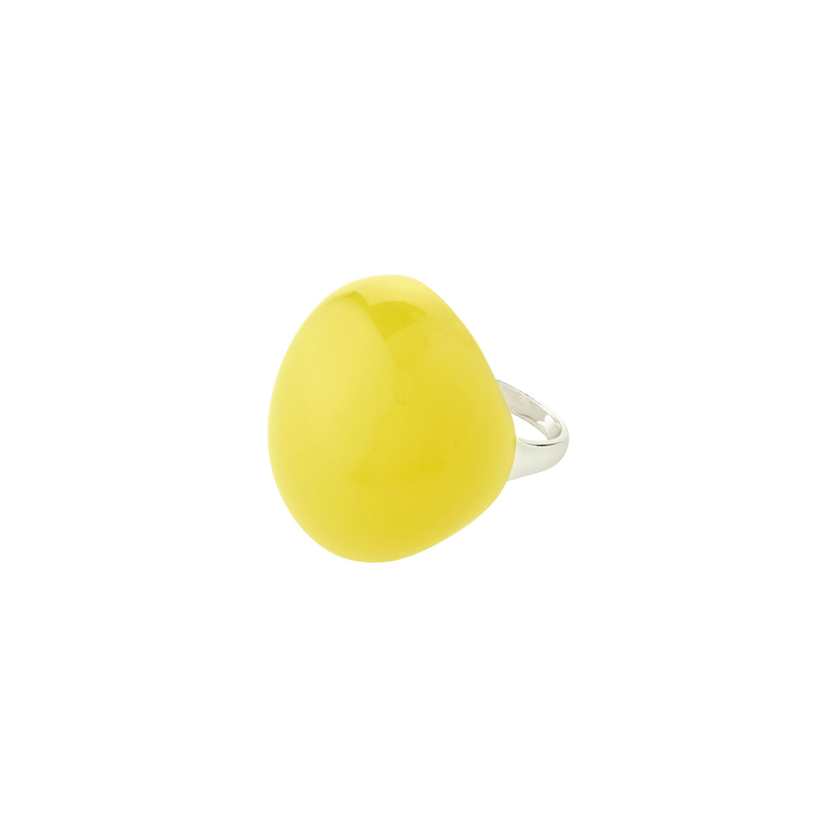 EVA MELOCHE X PILGRIM ring silver-plated/yellow