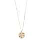TAURUS recycled Zodiac Sign Coin Necklace, gold-plated