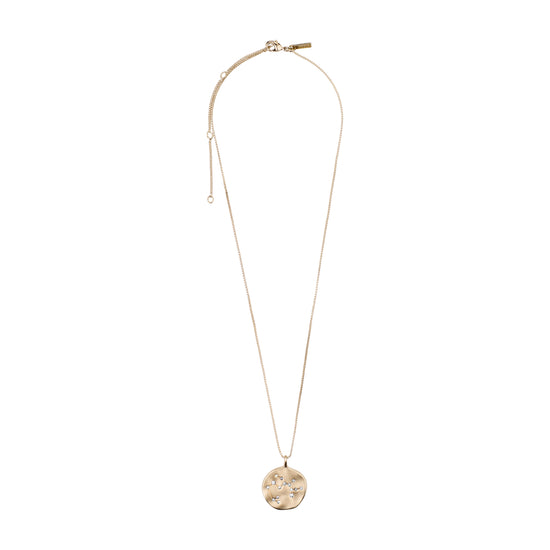 SAGITTARIUS recycled Zodiac Sign Coin Necklace, gold-plated