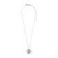 PISCES recycled Zodiac Sign Coin Necklace, silver-plated