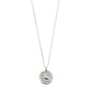 SCORPIO recycled Zodiac Sign Coin Necklace, silver-plated