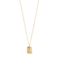 ARIES Zodiac Sign necklace, gold-plated, featuring a reversible pendant with Aries motif and constellation design, on a stylish chain.