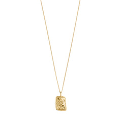 TAURUS Zodiac Sign-halsband, guldpläterat