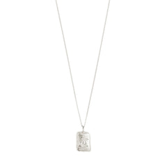 GEMINI Zodiac Sign halskjede, sølvbelagt